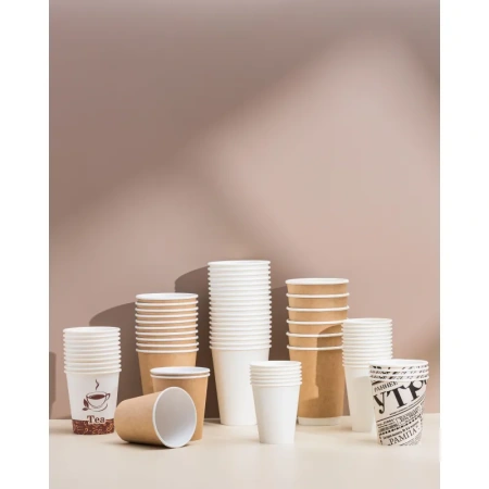 Стакан одноразовый Комус Эконом бумажный белый 250 мл 50 штук в упаковке Стакан одноразовый Комус Эконом бумажный белый 250 мл 50 штук в упаковке