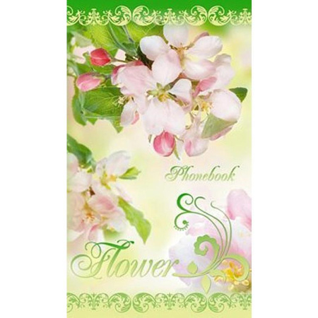 Телефонная книга Софт переплет 7БЦ с выборочным лакированием А5 80 листов в ассортименте (100х210 мм)