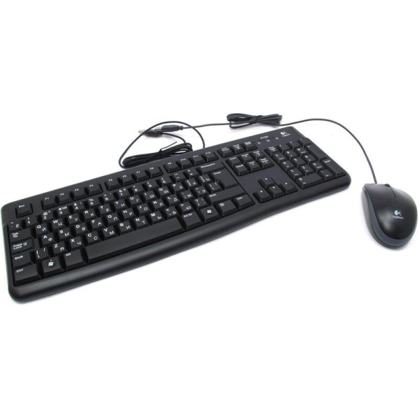 Комплект проводной клавиатура и мышь Logitech Classic Desktop MK120  (920-002562./920-002561)