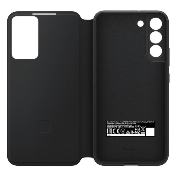 Чехол-книжка Samsung Smart Clear View Cover S22+ для Samsung Galaxy S22+ черный (SAM-EF-ZS906CBEGRU)