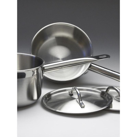 Сотейник Luxstahl 18 см нержавеющая сталь с крышкой