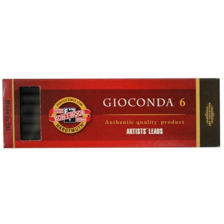 Уголь для рисования Koh-I-Noor Gioconda черный (6 штук в упаковке) Уголь для рисования Koh-I-Noor Gioconda черный (6 штук в упаковке)