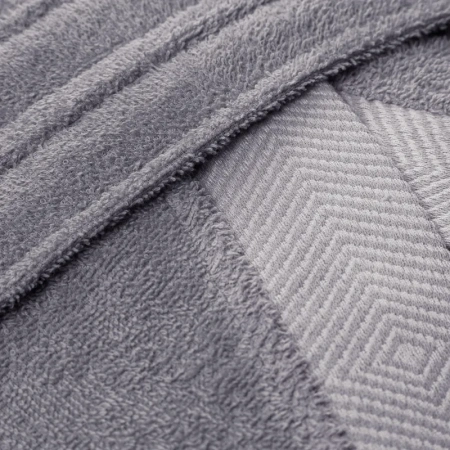 Халат махровый Комус Delray 54 (XXL) антрацит