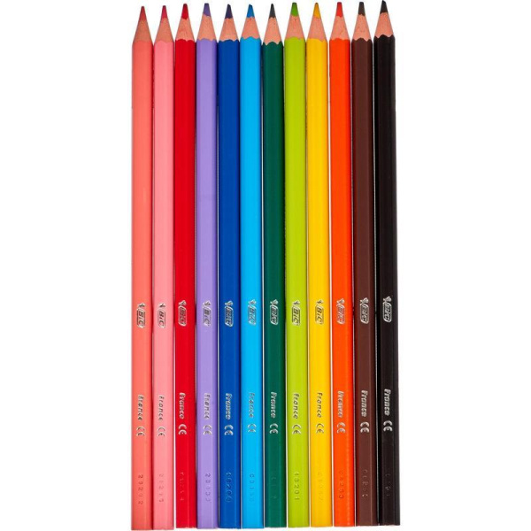 Карандаши цветные BIC Tropicolors 12 цветов