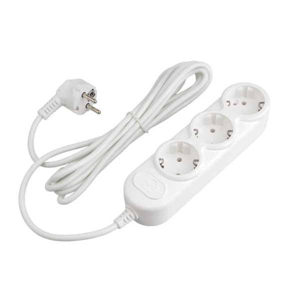 Удлинитель Power Cube 3 розетки 3 м с заземлением (PC-3B-3М)