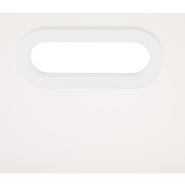 Папка-портфель полипропиленая Deli A3 белая (440х336х30 мм, 1 отделение)