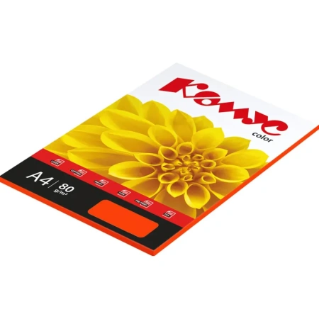 Бумага цветная для печати Комус Color шафран интенсив (А4, 80 г/кв.м, 50 листов) Бумага цветная для печати Комус Color шафран интенсив (А4, 80 г/кв.м, 50 листов)