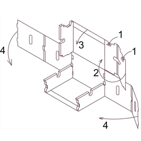 Короб архивный Т24 Комус 519х341х323 мм из гофрокартона