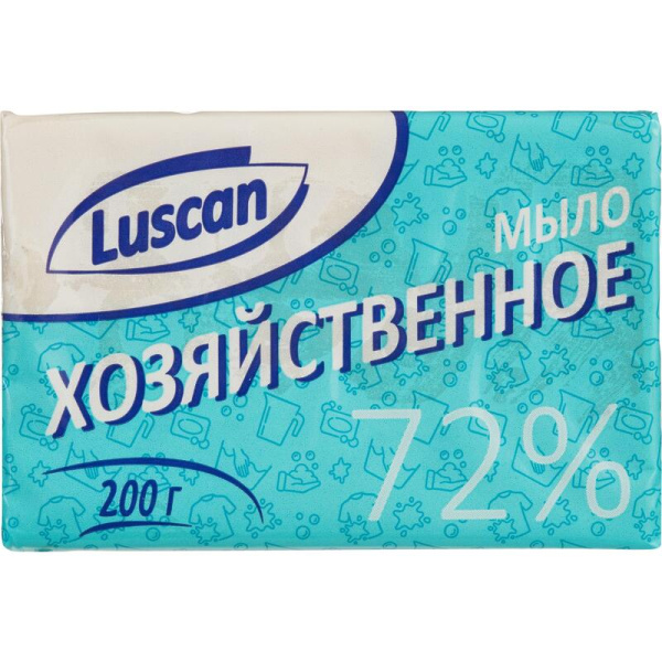 Мыло хозяйственное Luscan 72% 200 г