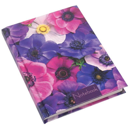 Блокнот Канц-Эксмо Цветочное настроение А6 96 листов в клетку на сшивке