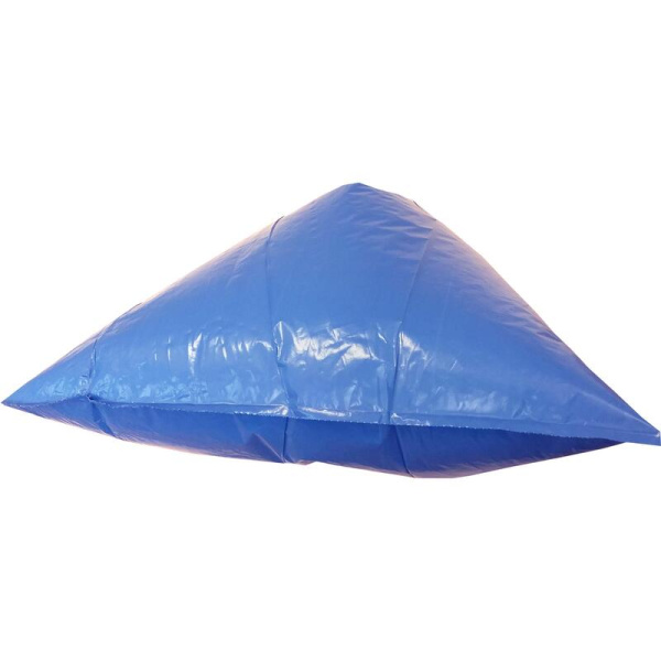 Мешки для мусора на 120 л Luscan синие (ПНД, 18 мкм, в рулоне 20 штук,  70х110 см)