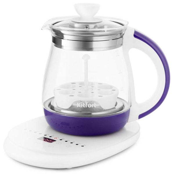 Чайник электрический Kitfort КТ-6130-1 фиолетовый