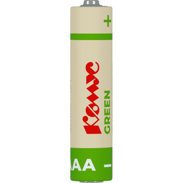 Батарейка AAA мизинчиковая Комус Green (4 штуки в упаковке)
