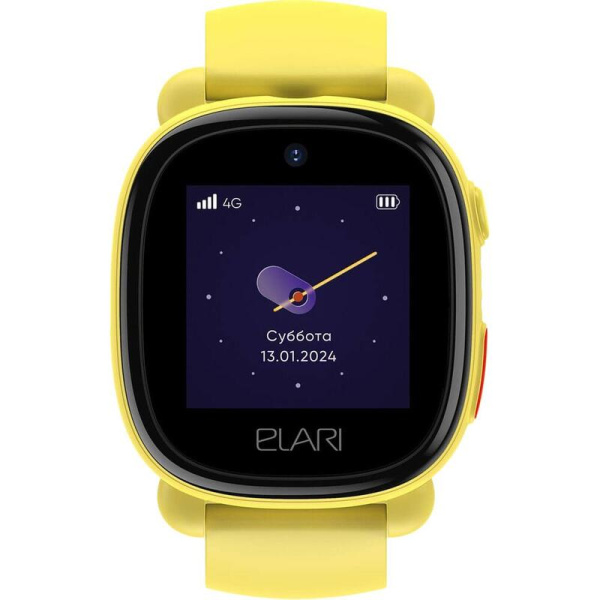 Смарт-часы Elari 4G Lite желтые (KP-4G-L-YEL)