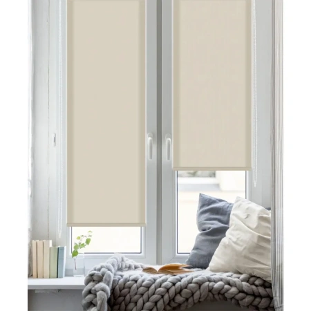 Рулонная штора Stars-W1985 V707 полиэстер бежевая (50х160 см)