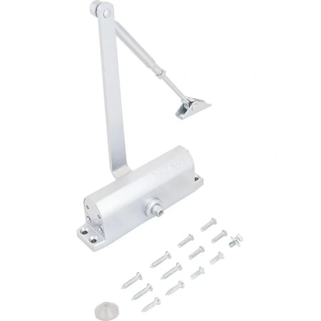 Доводчик дверной Notedo DC-090 до 130 кг серебристый (7331)