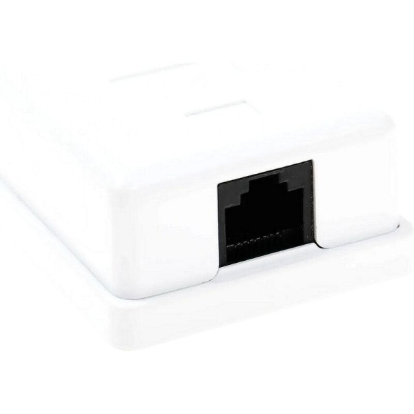 Розетка TWT TWT-SM1-45-WH RJ-45 cat 5е