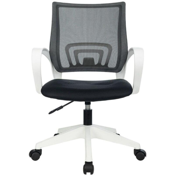 Кресло офисное Easy Chair 396W черное (сетка/ткань, пластик)