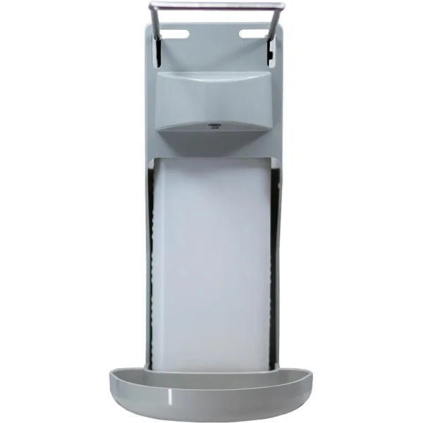 Дозатор для дезинфицирующего средства и жидкого мыла Алмадез МДУ-10 локтевой  пластик 1 л