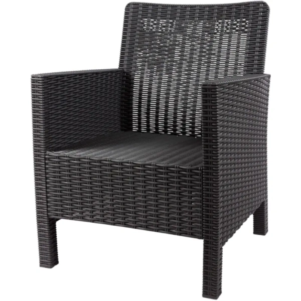 Кресло TDT тёмно-серое (пластик)