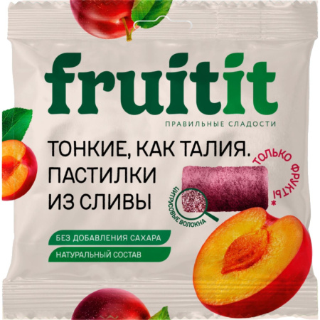 Пастилки Fruit it сливовые 70 г