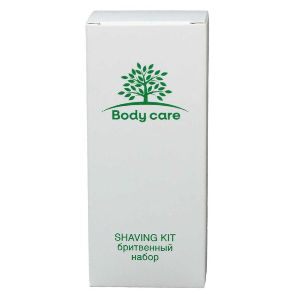 Бритвенный набор Luscan Body care картон (крем для бритья, станок, 200  штук в упаковке)