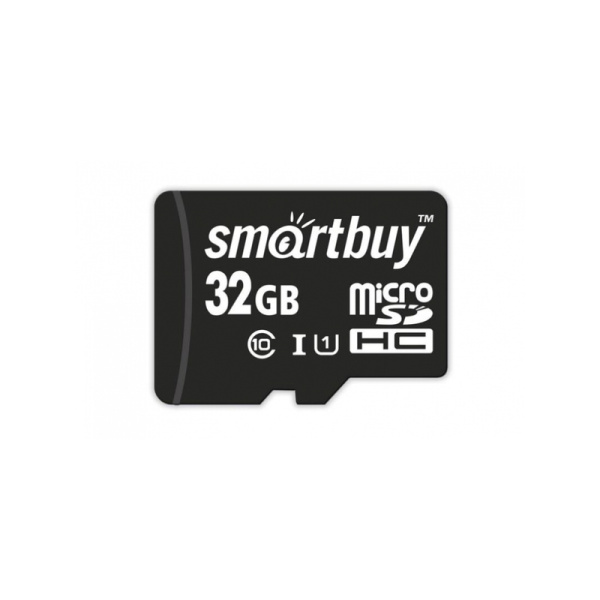 Карта памяти 32 Гб microSDHC SmartBuy UHS-I Cl10 (SB32GBSDCL10-01)