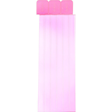 Закладки самоклеющиеся для книг розовые (6 штук в упаковке)