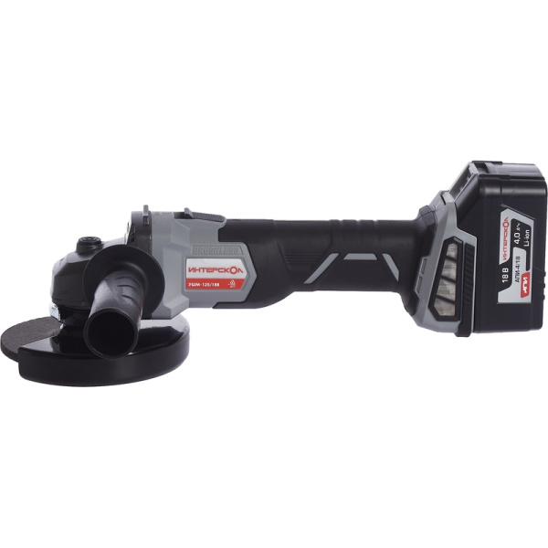 Шлифмашина угловая аккумуляторная Интерскол УШМ-125 (578.4.1.70)