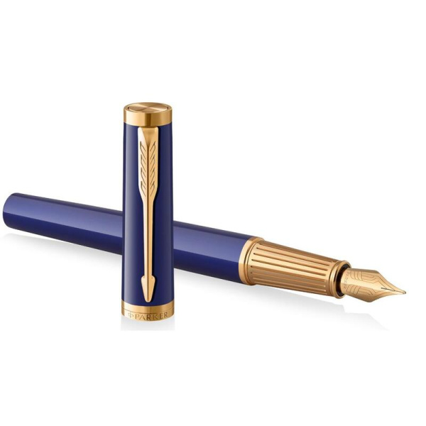 Ручка перьевая Parker Ingenuity Blue GT цвет чернил синий цвет корпуса  синий (артикул производителя 2182009)
