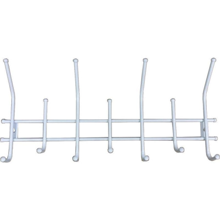 Вешалка настенная 700 белая (Стандарт 2/7,7 крючков)