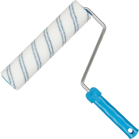 Валик малярный с ручкой TOPFORT Lazura 250 мм нейлон ворс 6 мм