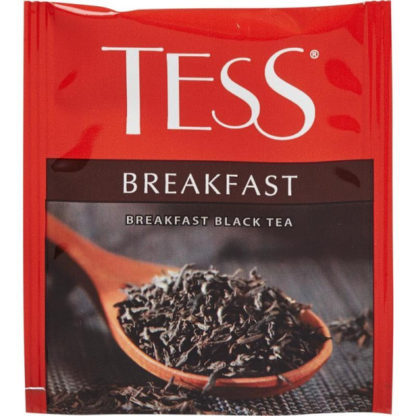 Чай Tess Breakfast черный 100 пакетиков