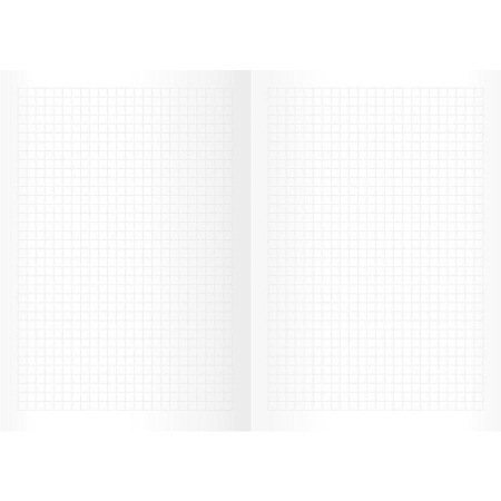 Бизнес-тетрадь Канц-Эксмо New plans А5 80 листов голубая в клетку на  сшивке (144х270 мм)