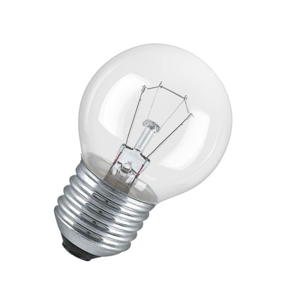 Лампа накаливания Osram 60 Вт Е27 шарообразная прозрачная 2700 К теплый белый свет