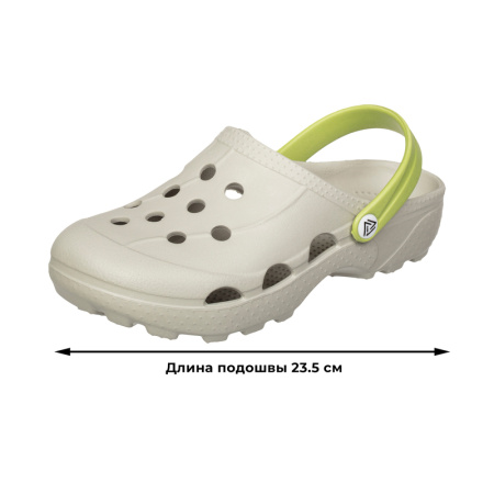 Сабо женские Evart Ола ЭВА серые размер 36 с ремешком