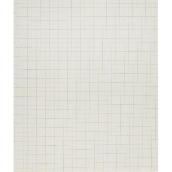 Тетрадь общая А5 96 листов в клетку на скрепке (обложка синяя)