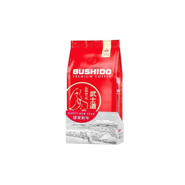 Кофе молотый Bushido Red Katana 227 г (вакуумный пакет)