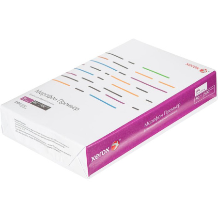 Бумага для офисной техники Xerox Марафон Премьер (А4, марка А, 80  г/кв.м, 500 л)