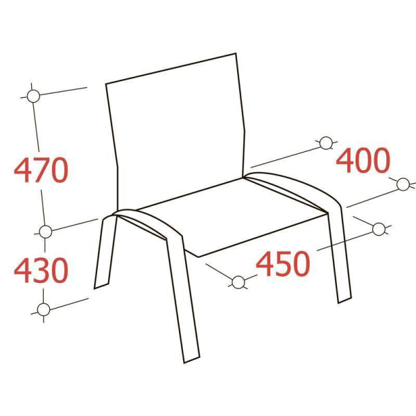 Конференц-кресло Samba Chrome светло-бежевое (искусственная кожа, металл хромированный)