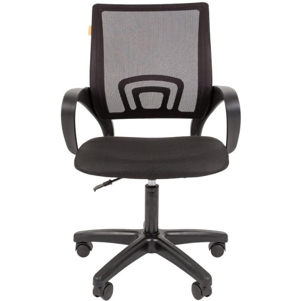 Кресло офисное Chairman 696 LT черное (сетка/ткань, пластик)