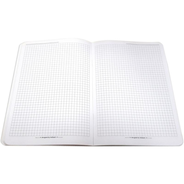 Тетрадь общая Be Smart Aesthetics А5 48 листов в клетку на скрепке  (обложка черная)