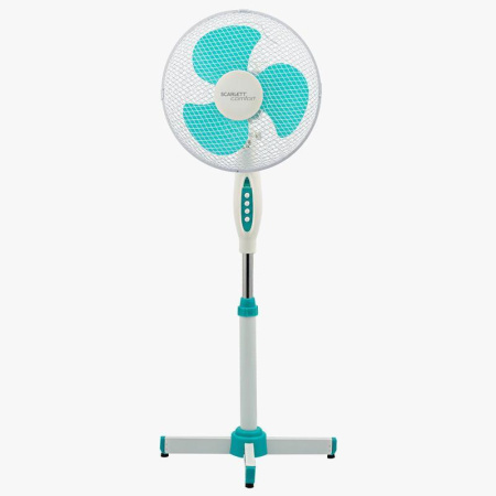 Вентилятор напольный Scarlett SC-SF111B08 белый Вентилятор напольный Scarlett SC-SF111B08 белый