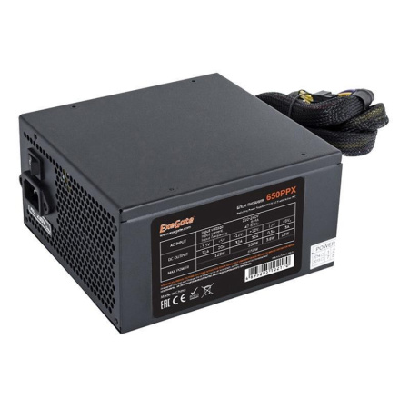 Блок питания ExeGate 650PPX 650 Вт (EX259612RUS)