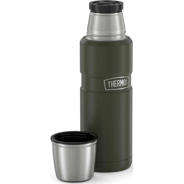 Термос Thermos King SK2000 AG 750 мл хаки (глубокая винтовая пробка)