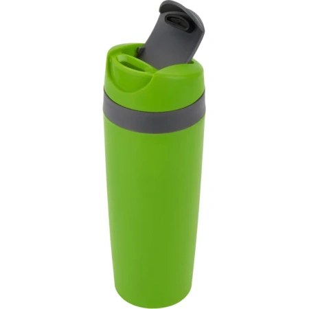 Термокружка Лайт 450 мл зеленый/темно-серый