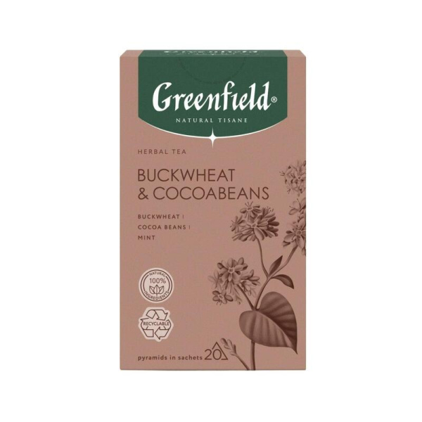 Чай Greenfield Natural Tisane Buckwheat & Cocoabeans 20 пакетиков