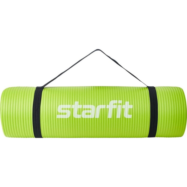 Коврик для йоги Starfit FM-301 NBR 183x61х1 см лаймовый