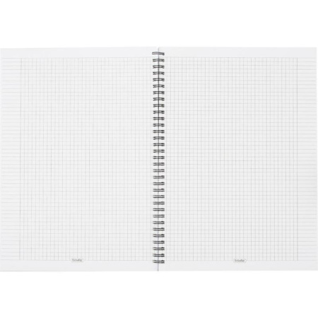 Бизнес-тетрадь Kroyter Офис А4 80 листов разноцветная в клетку на спирали (207х297 мм, 00093)