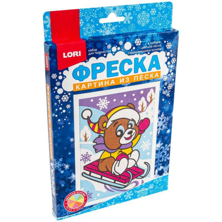 Фреска из песка Lori Бурый мишка Фреска из песка Lori Бурый мишка